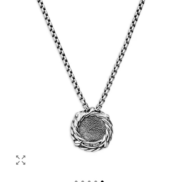 David Yurman Châtelaine® Pendant Necklace with Blue Topaz - Picture 5 of 7